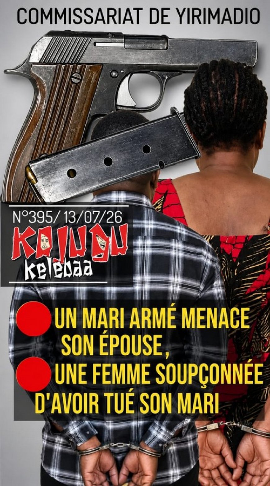 Quand le foyer bascule dans l'horreur : un mari menace son épouse avec une arme, une femme soupçonnée d'avoir tué son mari