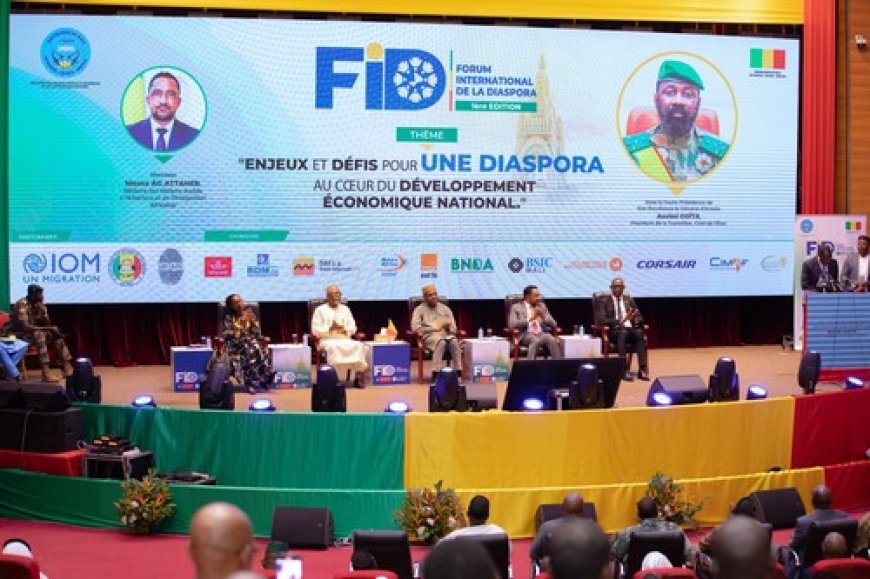 Forum International de la Diaspora : Le Général d’Armée Assimi GOÏTA scelle un pacte de confiance avec les Maliens de l'extérieur