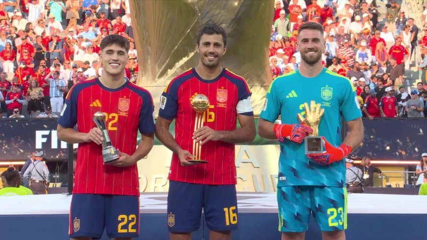 Coupe du monde 2026: Rodri sacré meilleur joueur aux dépens de Messi, le récapitulatif des trophées individuels du Mondial