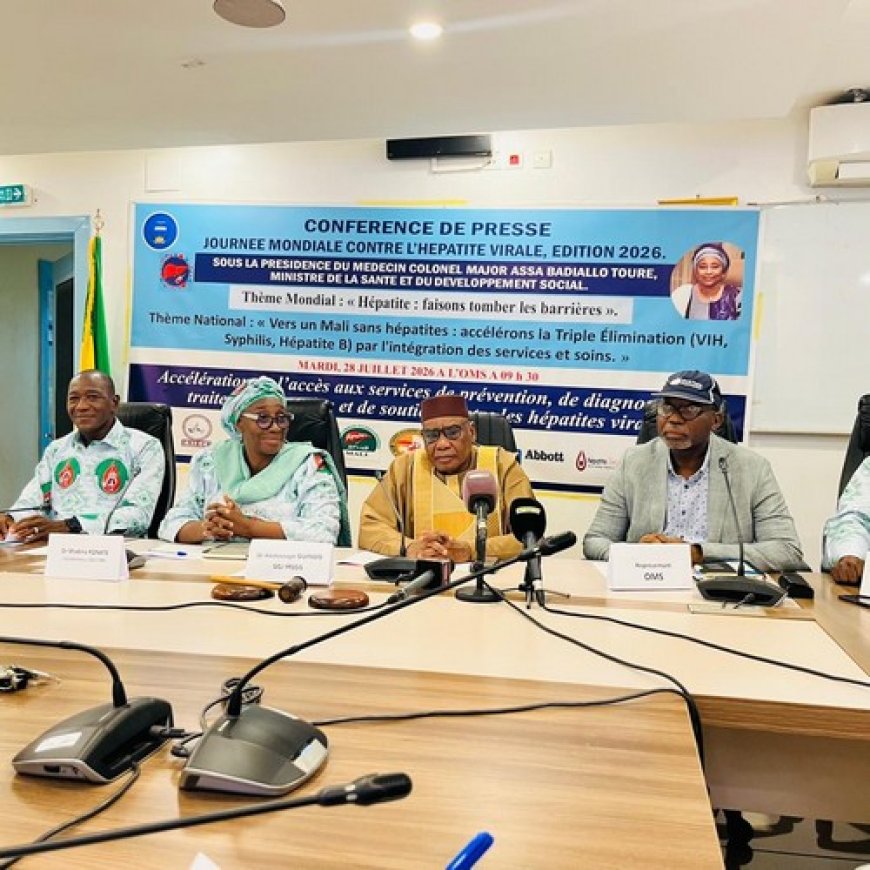 Journée internationale contre les hépatites : le Mali se mobilise pour la Triple Élimination VIH, Syphilis, Hépatite B