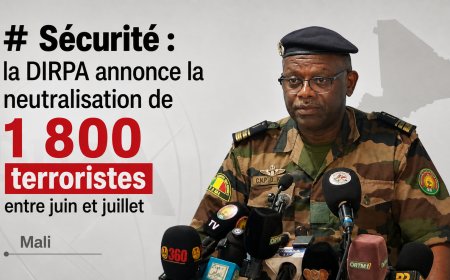 Sécurité : la DIRPA annonce la neutralisation de 1 800 terroristes entre juin et juillet