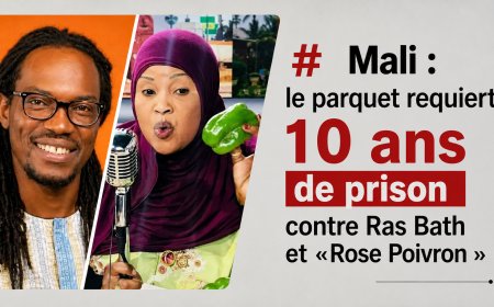 Mali : le parquet requiert 10 ans de prison contre Ras Bath et «Rose Poivron »