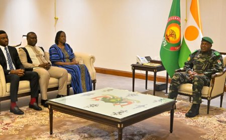 Youth Connekt Sahel 2026 : Le président Abdourahamane Tiani reçoit une délégation ministérielle en charge de la jeunesse