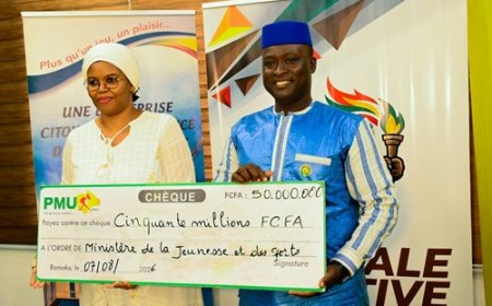 Biennale Sportive 2026 : Le PMU-Mali apporte une contribution de 50 millions de F CFA