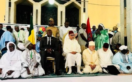 Wazifa nationale pour la paix et la cohésion sociale au Mali : Le Maroc et le Mali prient ensemble à la Grande Mosquée de Bamako
