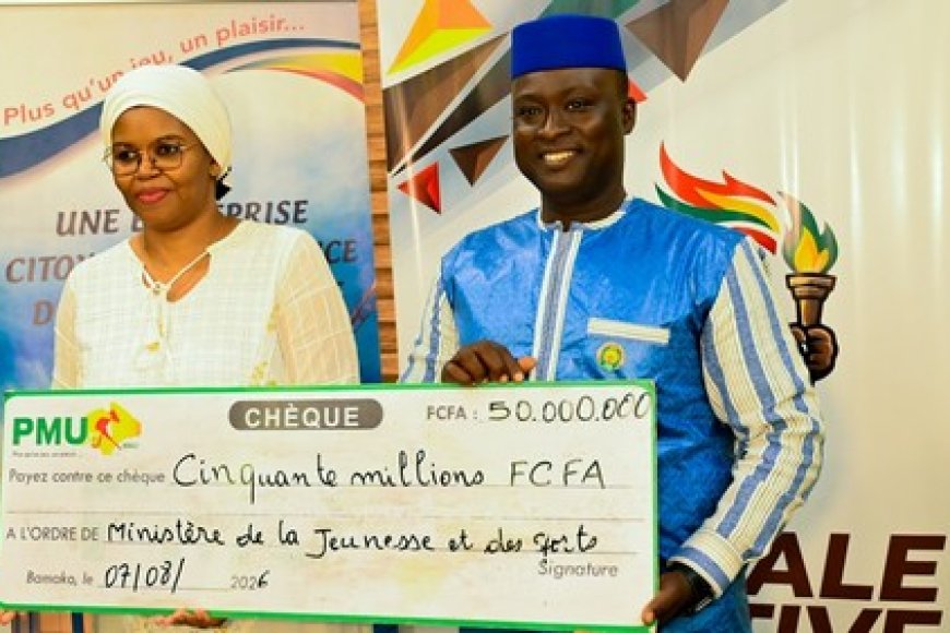 Le PMU Mali apporte une contribution de 50 millions de FCFA à l'organisation de la Biennale Sportive 2026