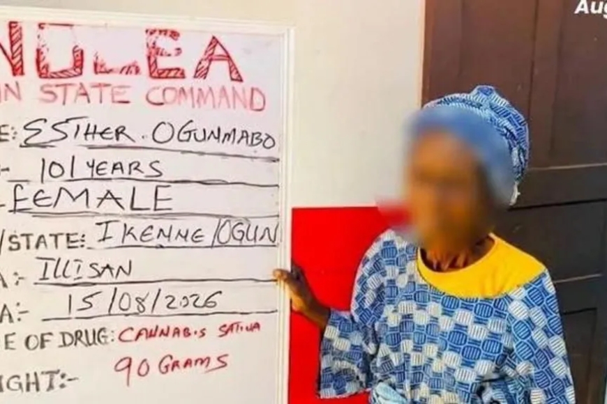Nigeria: à 101 ans, cette arrière-grand-mère a été arrêtée pour trafic de cannabis avec la complicité de sa fille