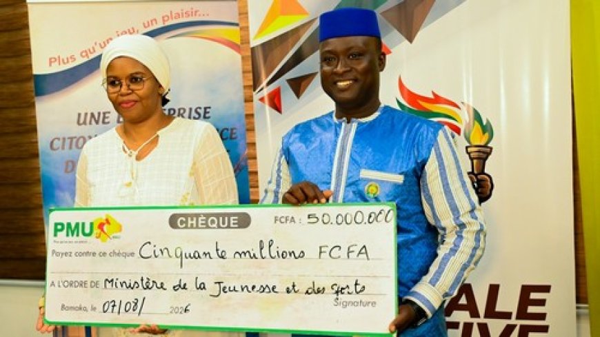 Le PMU Mali apporte une contribution de 50 millions de FCFA à l'organisation de la Biennale Sportive 2026