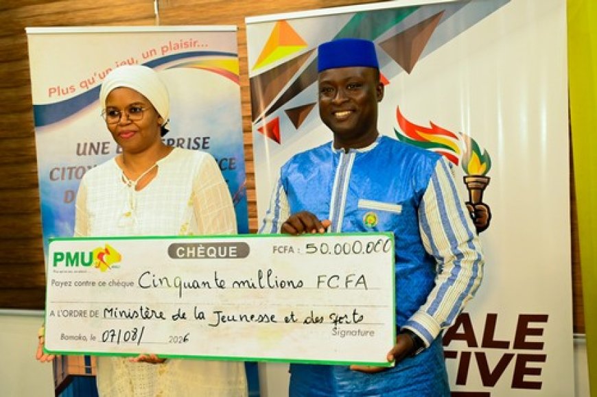 Biennale Sportive 2026 : Le PMU-Mali apporte une contribution de 50 millions de F CFA