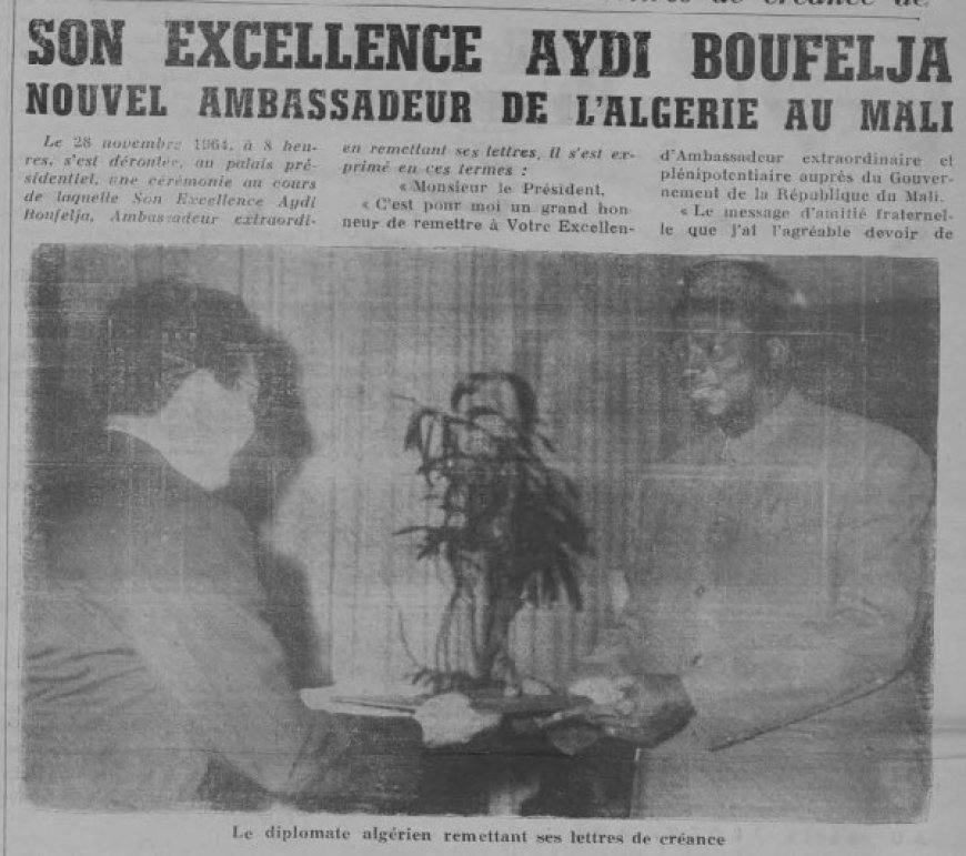 À l’heure du Mali : Le Mali, au souvenir des chouhadas et moujahidines Algériens.