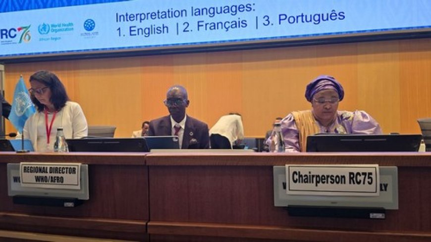 Ouverture de la 7ème session du  Comité régional de l’OMS pour l’Afrique
