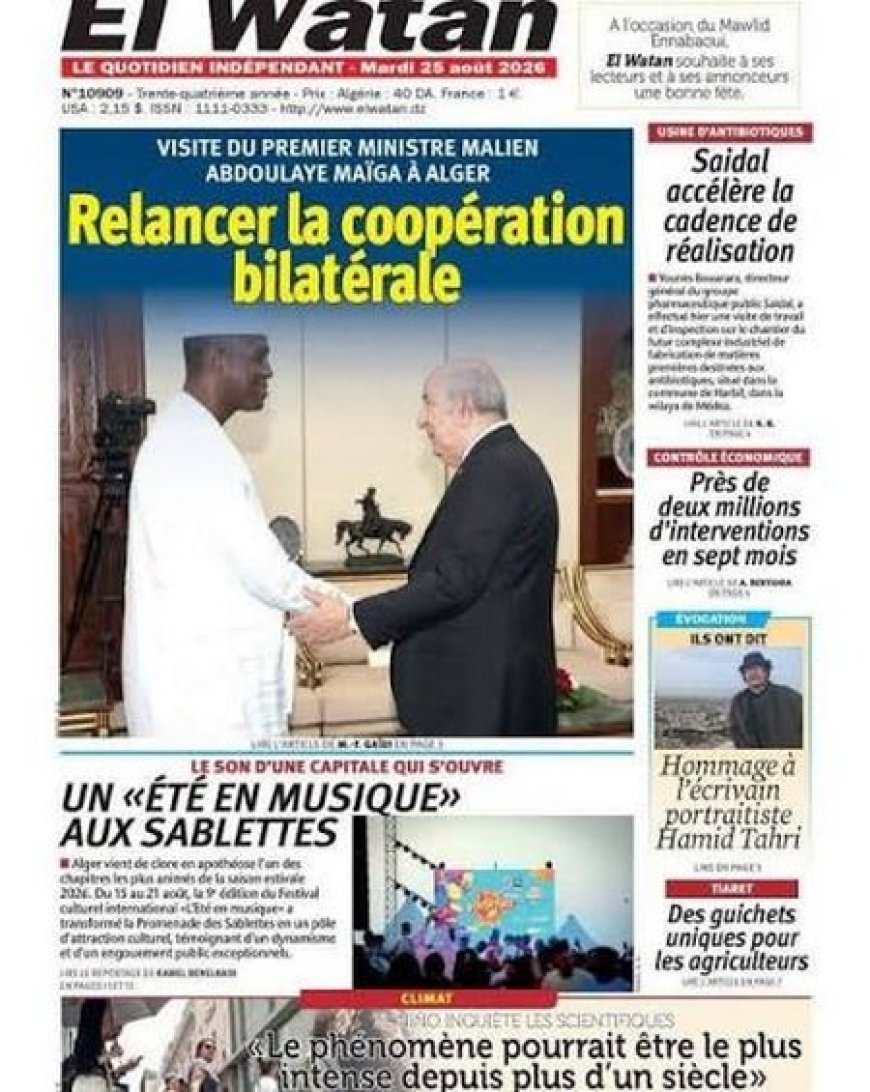 La Visite du Premier ministre vue par 4 journaux algériens