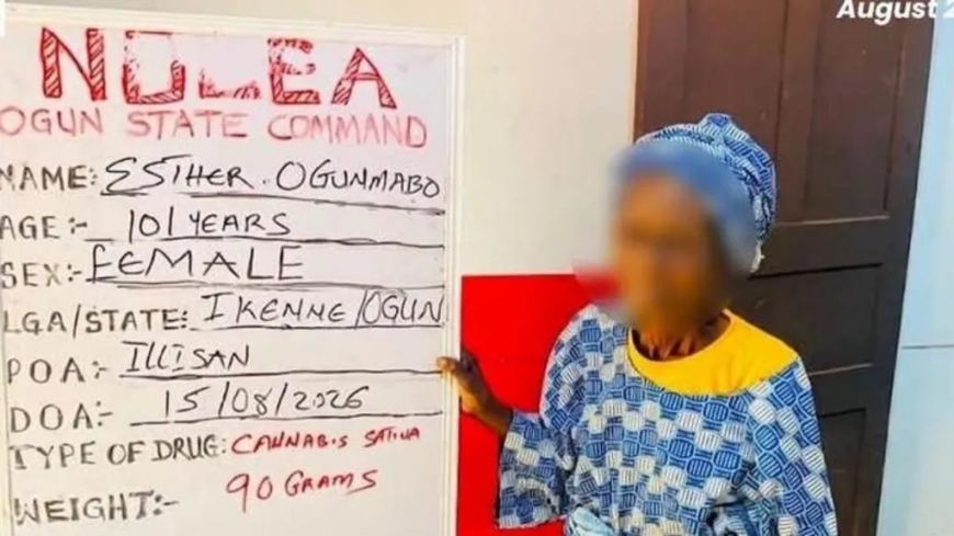 Nigeria: à 101 ans, cette arrière-grand-mère a été arrêtée pour trafic de cannabis avec la complicité de sa fille