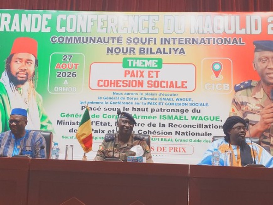 Maouloud Nabawi Soufis 2026 ‘’L’islam est une religion de paix, nous ne sommes pas des sanguinaires... Nous refusons catégoriquement d’être associés…’’dixit Cheick Soufi Bilal