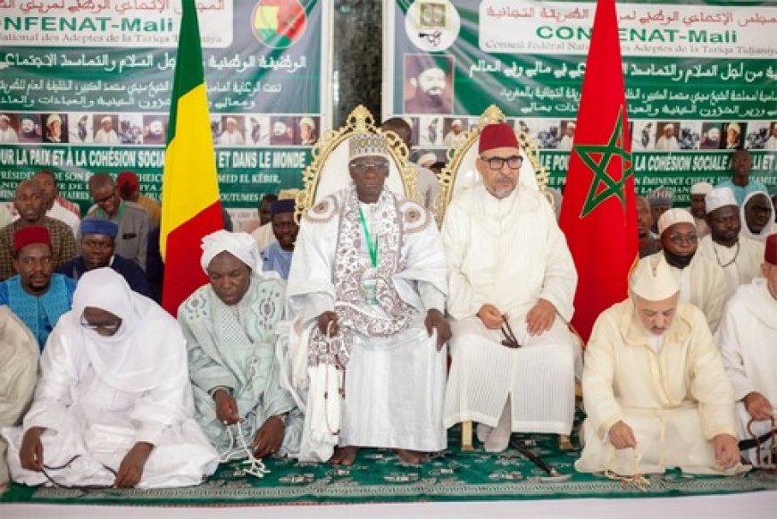 Pour la paix et la stabilite au Mali :  Les Tijania du Mali et du Maroc en communion