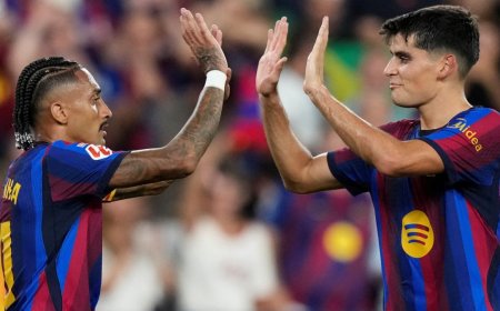 Liga : le FC Barcelone surclasse le Rayo Vallecano