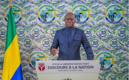 Brice Clotaire Oligui Nguema a la célébration de la fête de la libération au Gabon  : "La Libération se vit et se matérialise chaque jour..."