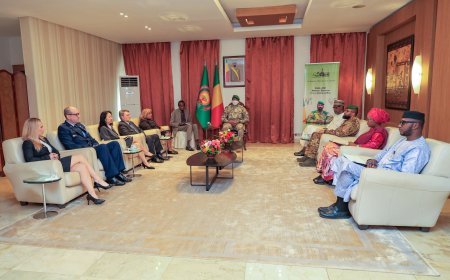 Diplomatie : Assimi Goïta reçoit l’ambassadrice américaine Rachna Korhonen en fin de mission