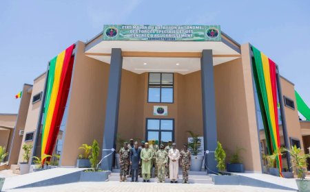 Mali : Assimi Goïta inaugure le nouvel état-major des Forces spéciales à Sénou