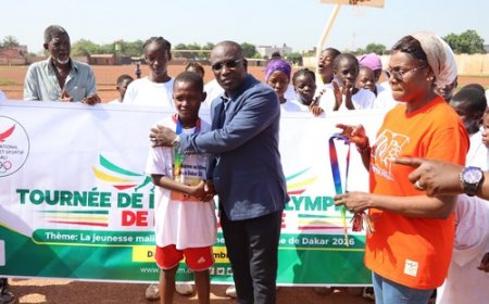 eux olympiques de la jeunesse Dakar-2026 : La flamme olympique mobilise la jeunesse malienne