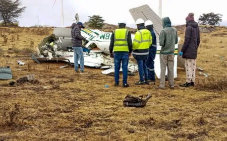 Kenya : deux morts après le crash d’un avion lors d’un vol d’entraînement