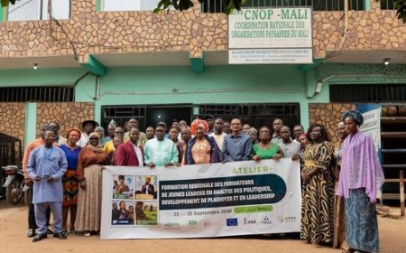 Politiques publiques paysannes : Bamako abrite une formation de 30 jeunes leaders paysans membres du ROPPA