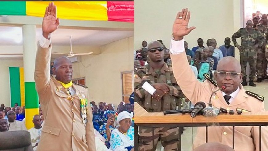 Koutiala et Dioïla : les généraux Harouna Samaké et Kèba Sangaré prêtent serment