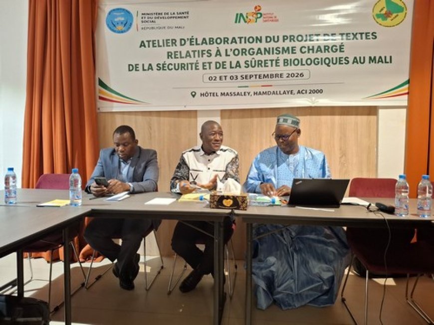 Création de l'organisme chargé de la sécurité et de la sûreté biologique au Mali: Les experts en conclave