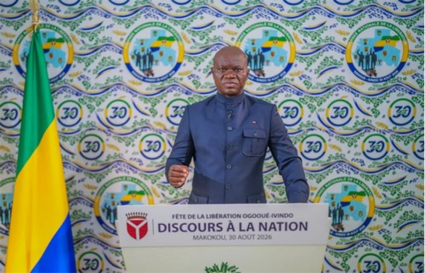 Brice Clotaire Oligui Nguema a la célébration de la fête de la libération au Gabon  : "La Libération se vit et se matérialise chaque jour..."