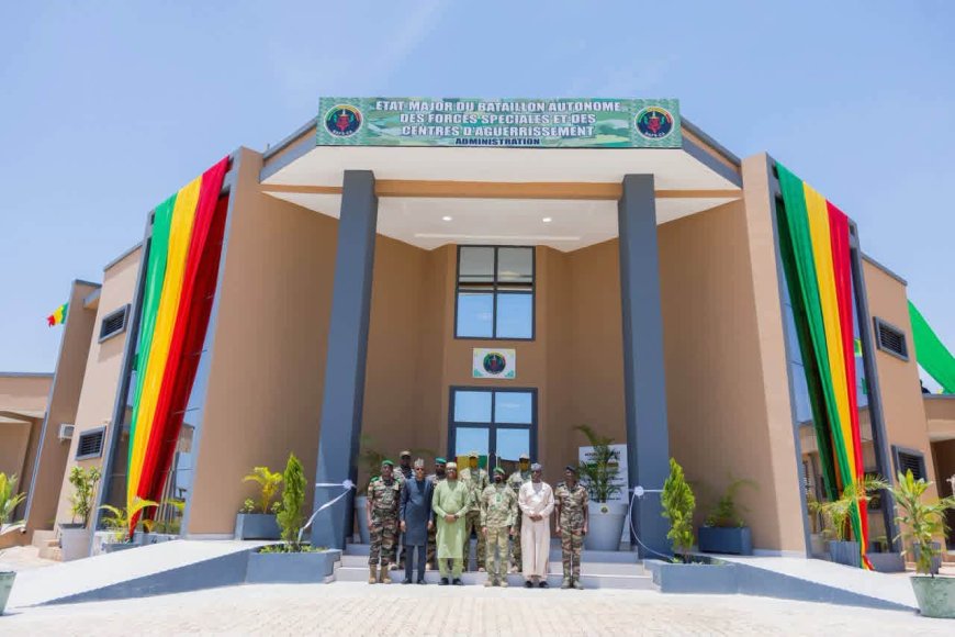 Mali : Assimi Goïta inaugure le nouvel état-major des Forces spéciales à Sénou