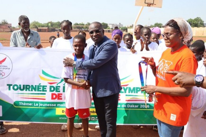 eux olympiques de la jeunesse Dakar-2026 : La flamme olympique mobilise la jeunesse malienne
