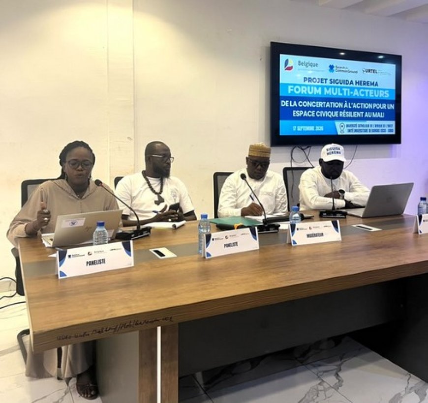 De la Concertation à l’Action : Vers un Espace Civique Résilient au Mali, le Réseau Siguida Hêrêma capitalise les acquis du Forum Multi-Acteurs