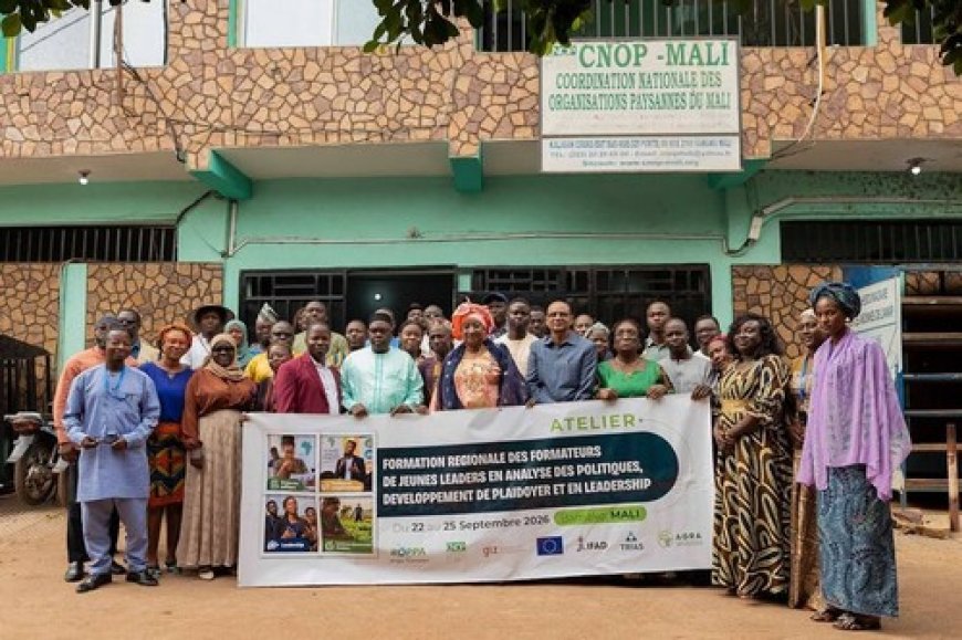 Politiques publiques paysannes : Bamako abrite une formation de 30 jeunes leaders paysans membres du ROPPA