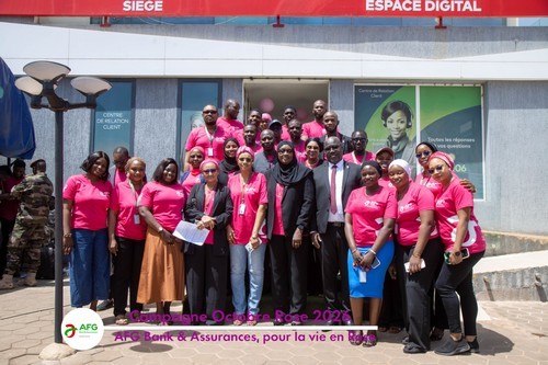 Octobre Rose : AFG Bank et AFG Assurances organisent une journée de dépistage gratuit pour les femmes