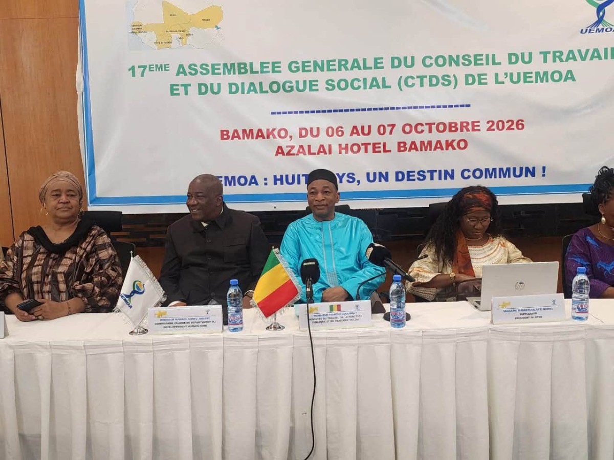 Dialogue social : Bamako accueille la 17e Assemblée générale du CTDS de l'UEMOA après plusieurs années d'absence