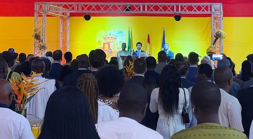  Le chargé  d'affaires de l'ambassade d’Espagne, Miguel Angel De Diego martin à la fête nationale espagnole : "Notre relation repose sur le respect mutuel, la souveraineté de chacun et l'intérêt réciproque"