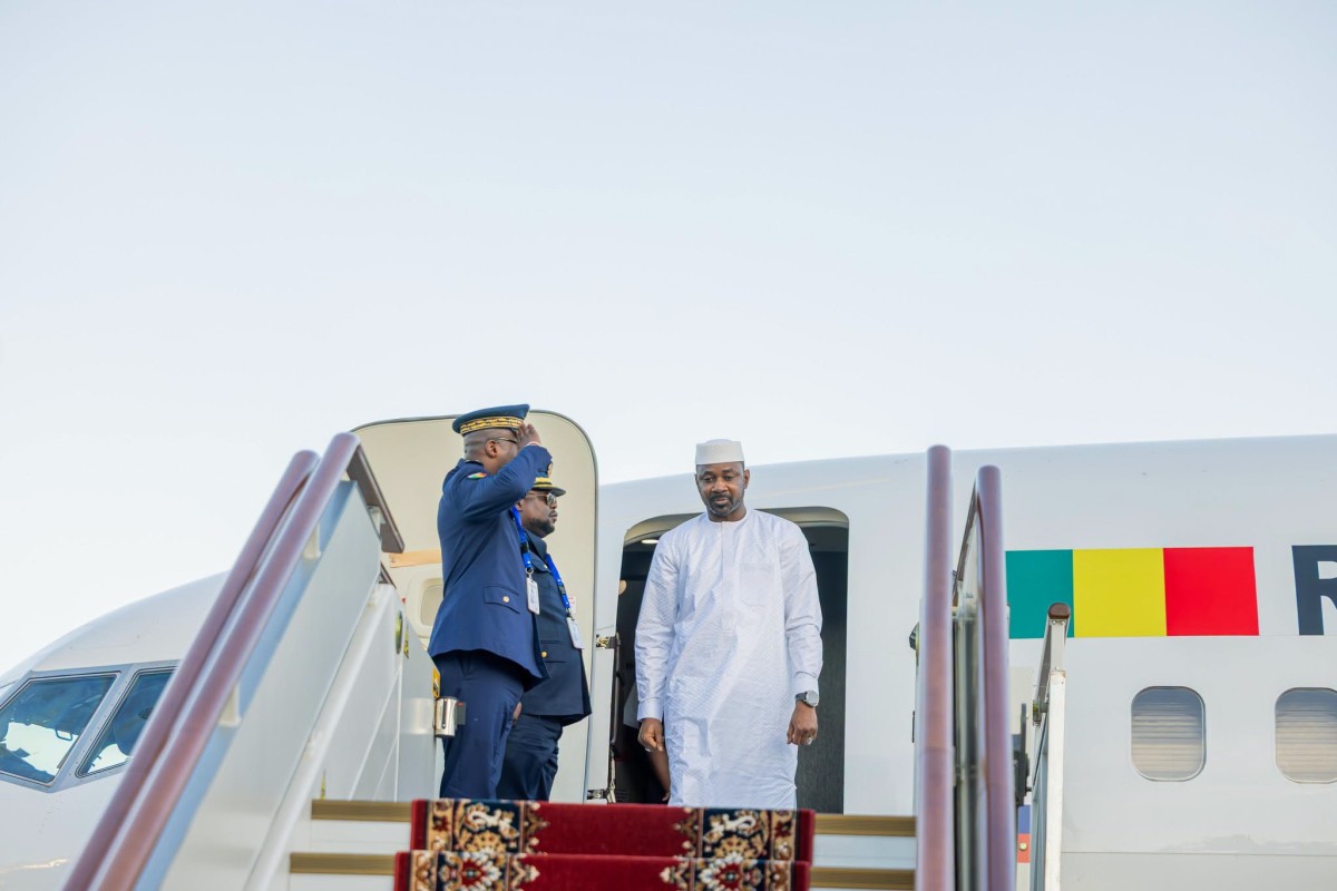 Russie-Afrique : Assimi Goïta arrive à Moscou pour le 3ᵉ sommet