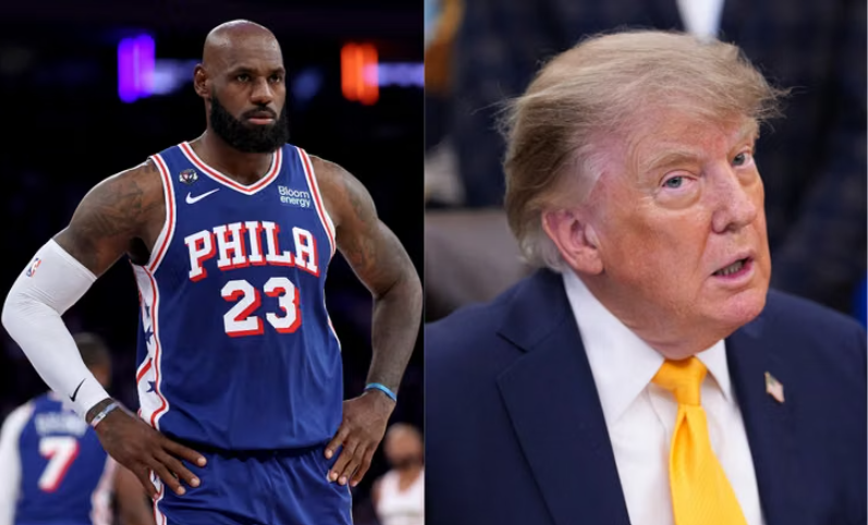 Le comportement de LeBron James pendant l’hymne américain met Donald Trump en colère