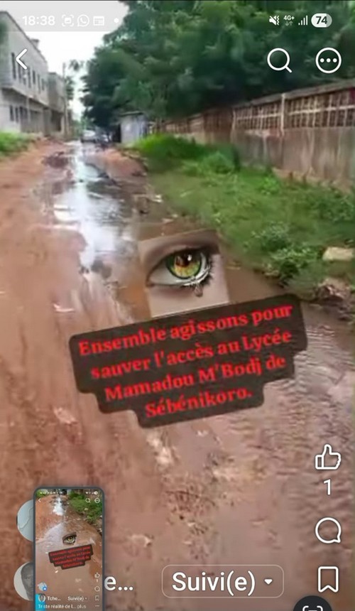 Gestion de l’environnement dans le IVè arrondissement du district de Bamako : La rue du lycée Mamadou Mbodj, symbole d’un abandon préoccupant