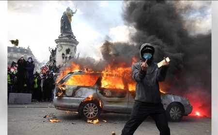 «Plus de 500'000»: participants Une journée de manifestation en France émaillée de scènes de chaos