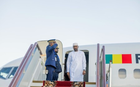Russie-Afrique : Assimi Goïta arrive à Moscou pour le 3ᵉ sommet