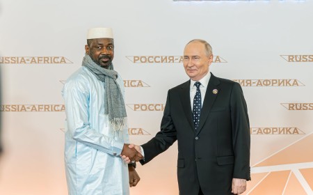 Moscou : le Président Assimi GOÏTA reçu au Kremlin par Vladimir Poutine