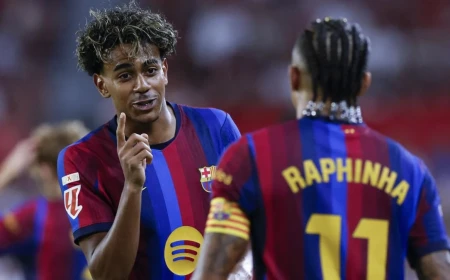 Liga : porté par Lamine Yamal, le Barça colle 5 buts au Betis avant le PSG