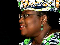L'ancienne ministre nigériane des Finances, Ngozi Okonjo Iweala