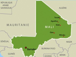 Carte du Mali - Pauvre
