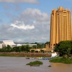 Le siege de la BCEAO sur les rives du fleuve Niger à Bamako