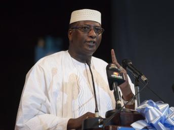 Modibo Sidibé, en campagne pour la présidentielle malienne, le 19 juillet 2013. REUTERS