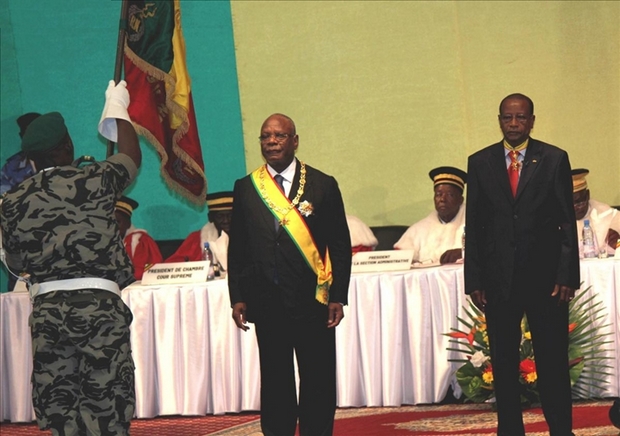 Bamako, le 04 Septembre 2013 au Centre International de Conference de Bamako (CICB). Le Président Elu de la République du Mali, Ibrahim Boubacar Keita dit IBK a prêté serment devant la cour suprême.