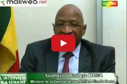 Interview de la semaine: Entretien de Yaya KONATE avec le ministre de la défense Soumeylou Boubèye Maïga