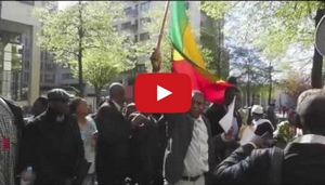 Protestation Diaspora malienne Paris, 5 avril 2014